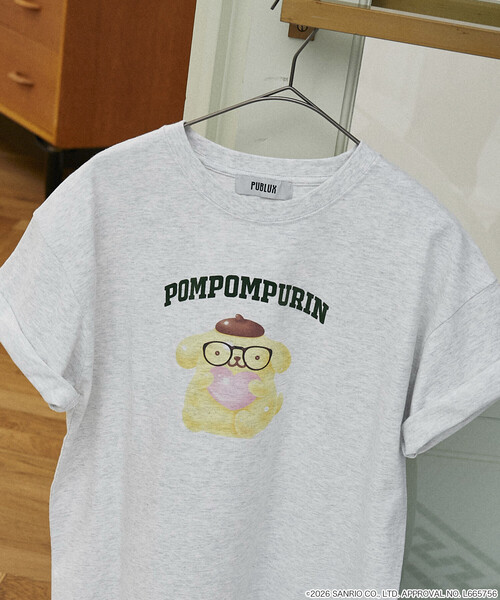 PUBLUX（パブリュクス） tシャツ 半袖 ”SANRIO CHARACTERS/サンリオ