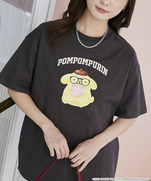 PUBLUX（パブリュクス） tシャツ 半袖 ”SANRIO CHARACTERS/サンリオ