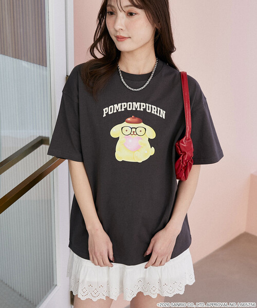 PUBLUX（パブリュクス） tシャツ 半袖 ”SANRIO CHARACTERS/サンリオ