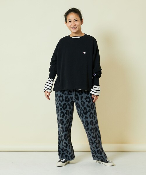「Freada」 イージーパンツ ONE SIZE グレー レディース_画像9