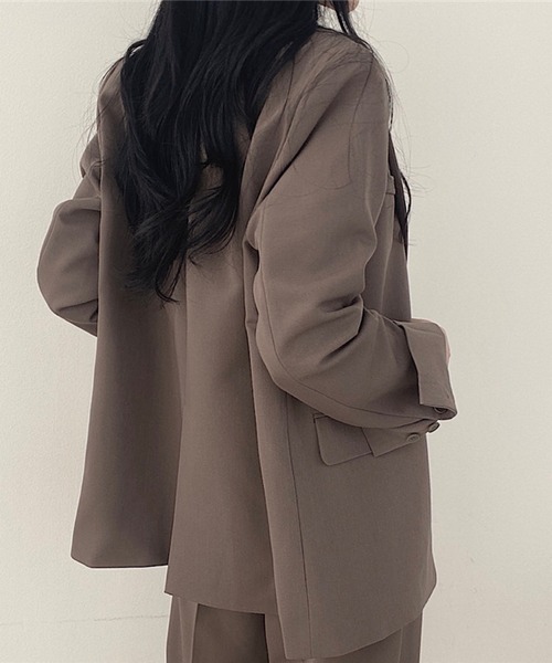 「INASTUDIOS」 「MEI HAN HUI YI JIAO」セットアップ LARGE ブラウン レディース_画像6