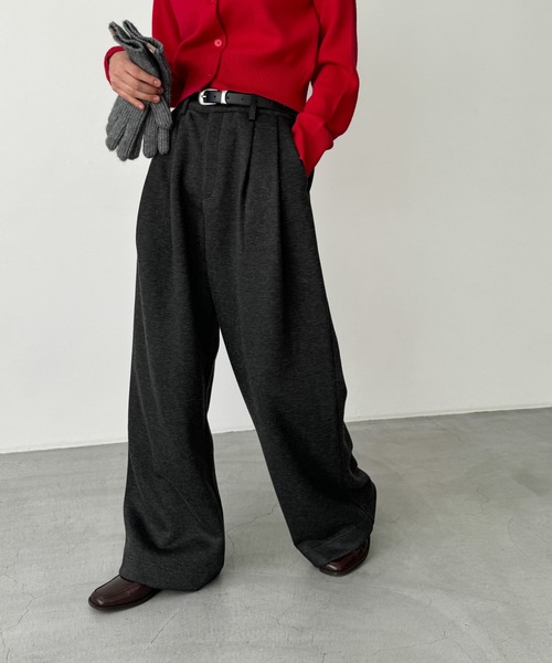 「CANAL JEAN」 「el mar」パンツ SMALL ブラウン レディースの画像
