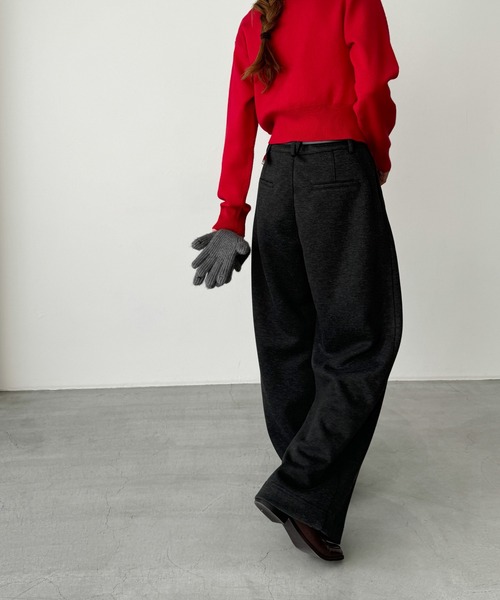 「CANAL JEAN」 「el mar」パンツ SMALL ブラウン レディースの画像