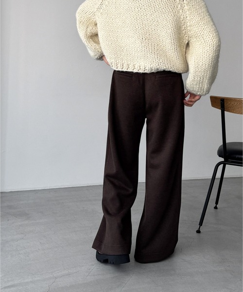 「CANAL JEAN」 「el mar」パンツ SMALL ブラウン レディースの画像