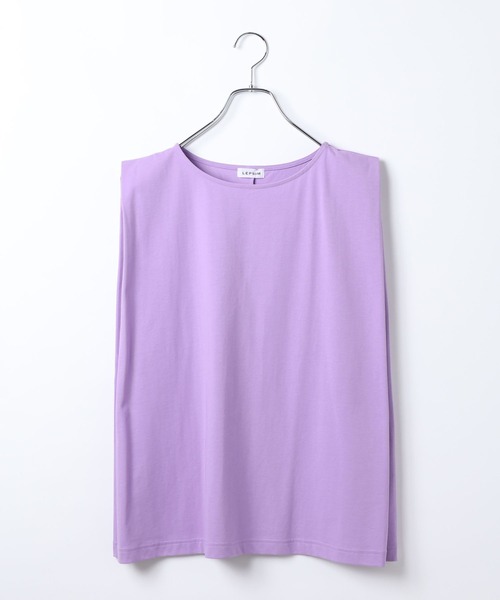 せーお LEPSIM（レプシィム） tシャツ ボックスタックノースリーブ 242849