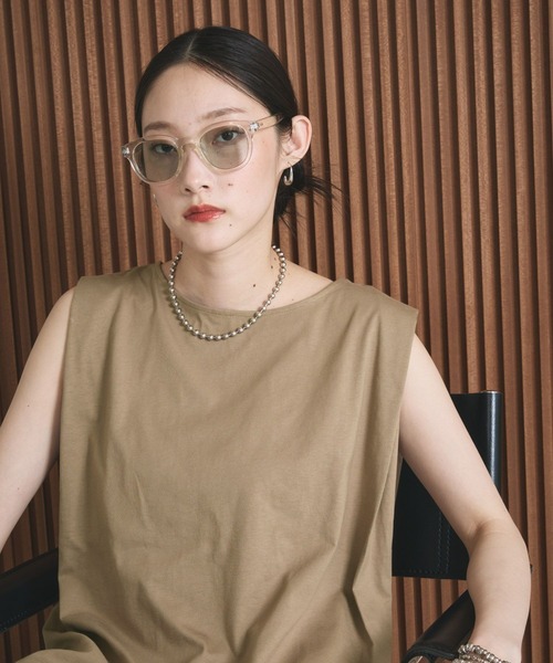 LEPSIM（レプシィム） tシャツ ボックスタックノースリーブ 242849
