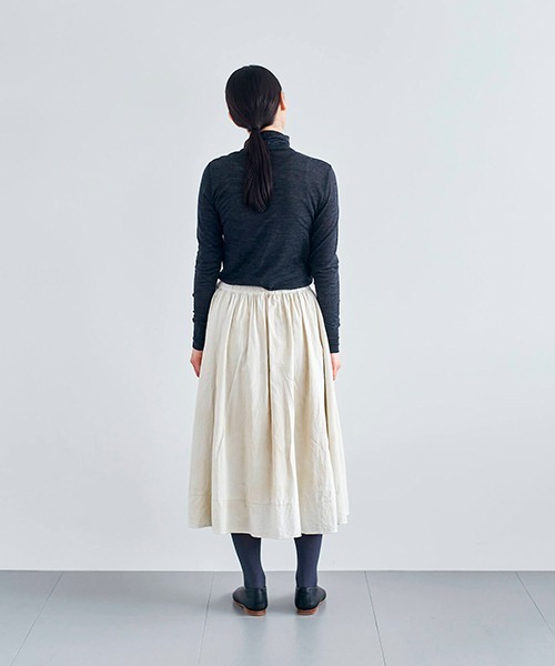 「HAU」 ロングスカート FREE アイボリー レディース_画像3
