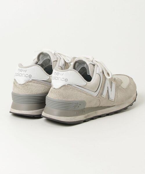 「New Balance」 ローカットスニーカー 23.5cm ベージュ レディース_画像2
