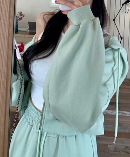 「FAVORITO」 セットアップ M グレー レディース_画像8