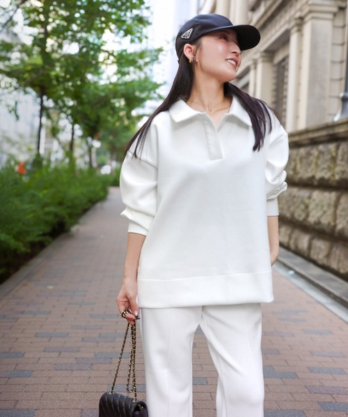 「KOBE LETTUCE」 スウェットパンツ - グレイッシュベージュ レディース_画像3