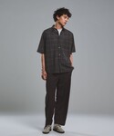 ワイドパンツ パンツ ナイロン ツイル バレル...の詳細画像3