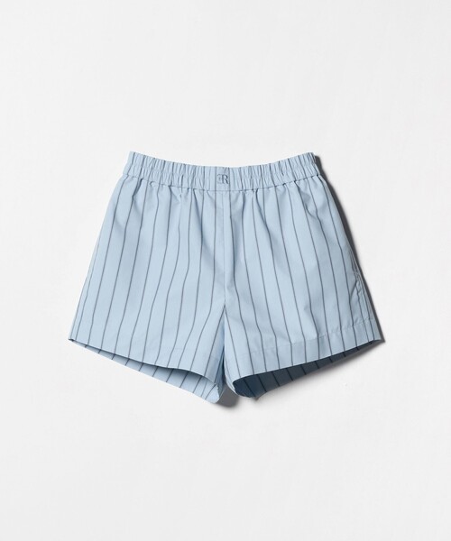 ER（イーアール） パンツ 「ER」コットンブレンド ストライプショーツ