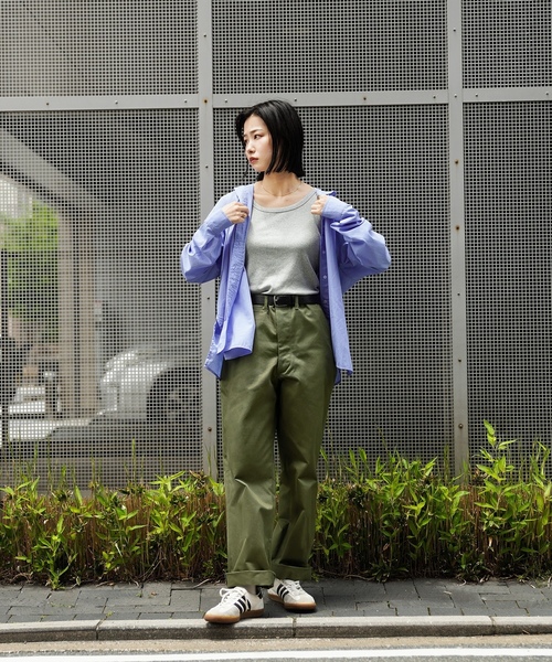 「WAIPER.inc」 チノパンツ - オリーブ メンズ_画像2