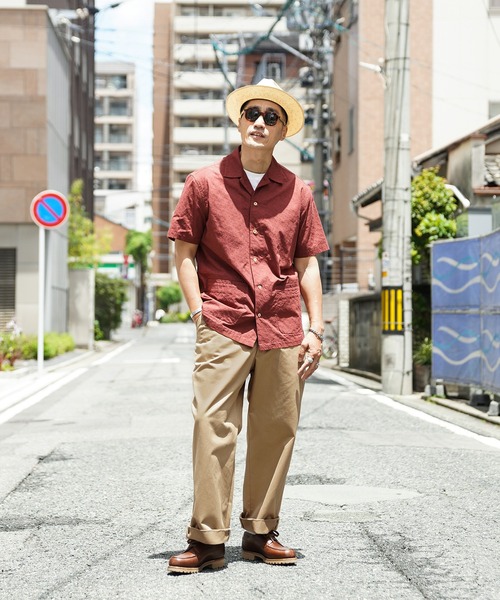 「WAIPER.inc」 チノパンツ - オリーブ メンズ_画像8