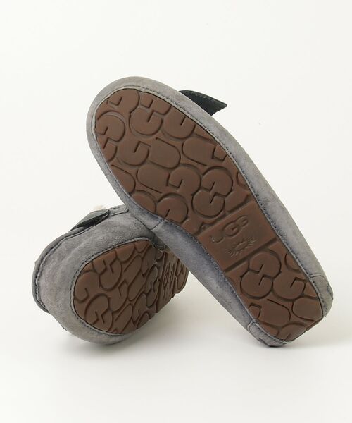「UGG」 モカシンシューズ 22cm グレー レディース_画像3