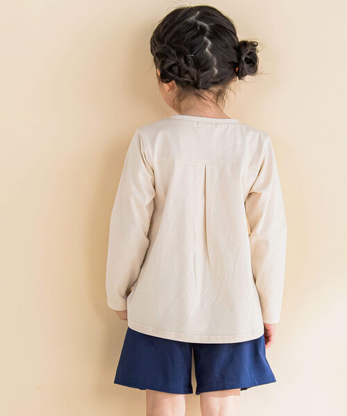 「Noeil aime BeBe」 「KIDS」長袖カットソー 120cm オフホワイト キッズ_画像3