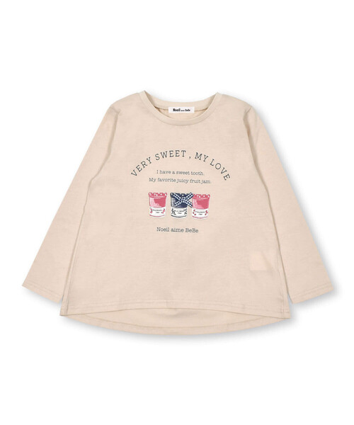 「Noeil aime BeBe」 「KIDS」長袖カットソー 120cm オフホワイト キッズ_画像4