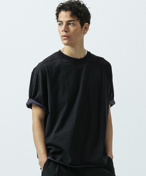 「SLICK」 半袖Tシャツ 2 ブラック メンズ_画像3