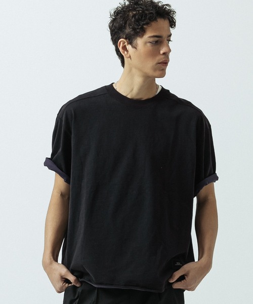 「SLICK」 半袖Tシャツ 2 ブラック メンズ_画像4