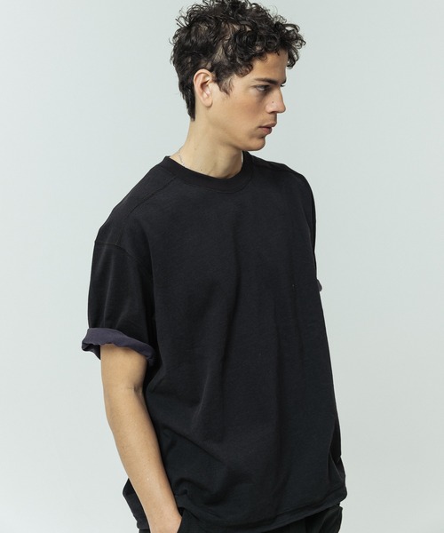 「SLICK」 半袖Tシャツ 2 ブラック メンズ_画像6
