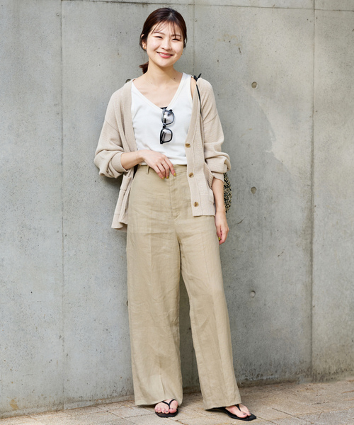「SLOBE IENA」 パンツ 38 グリーン レディース_画像4
