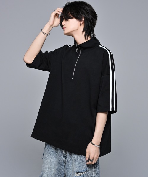 「ADRER」 半袖Tシャツ X-SMALL ブラック メンズ_画像4