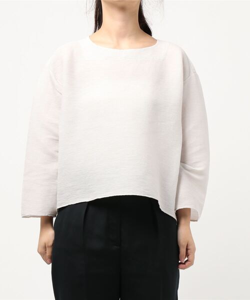 「Plantation」 長袖ブラウス M size ブラック レディース_画像6