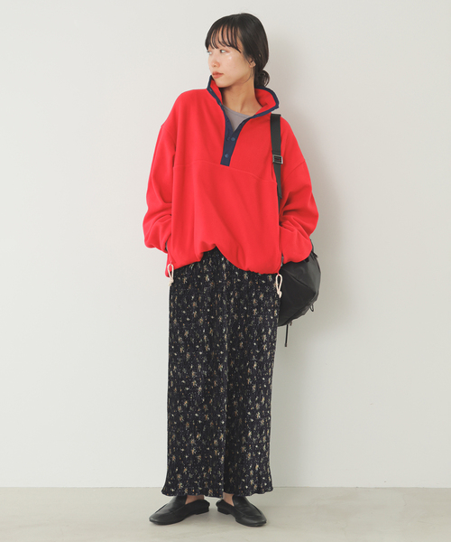 SLOBE IENA（スローブイエナ） ロング スカート ベロアフラワー