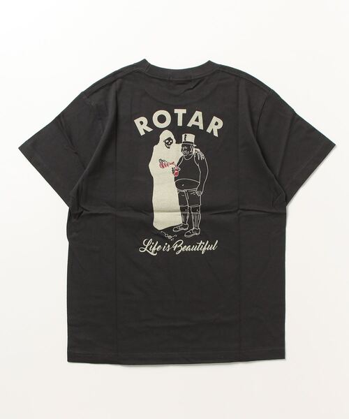 ROTAR tシャツ Life is Beautiful Tee / プリントTシャツ バック