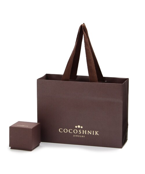 COCOSHNIK（ココシュニック） 指輪 リング K10ダイヤモンド しのぎ6本