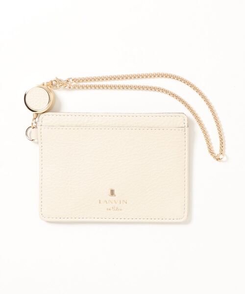 LANVIN en Bleu パスケース メラニー リール付きパスケース