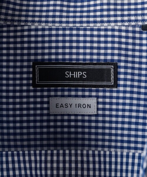 未使用品　SHIPS　シャツ　38　イージーアイロン　ギンガムチェック　日本製 未使用品 SHIPS シップス シャツ ドレスシャツ 38 イージー