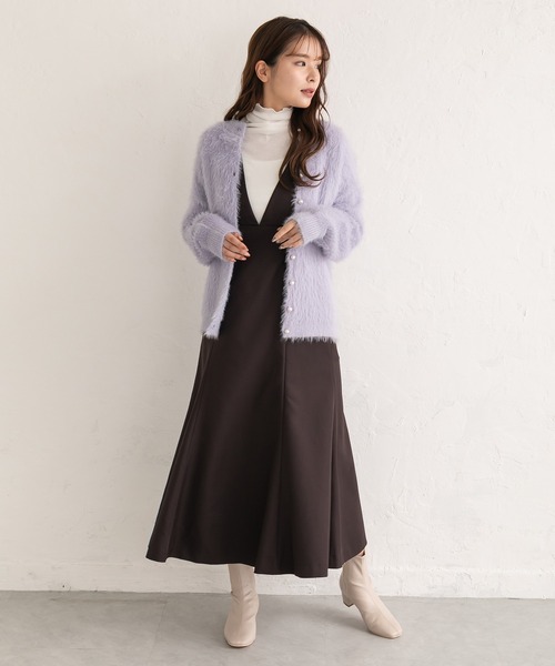 DAISY DAYS カーディガン 「DAISY DAYS」前後2WAYフェザーニットCD  