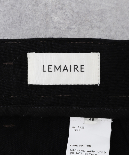 LEMAIRE ルメール ブラック チノパン LEMAIRE パンツ チノパン 「LEMAIRE / ルメール」MAXI CHINO