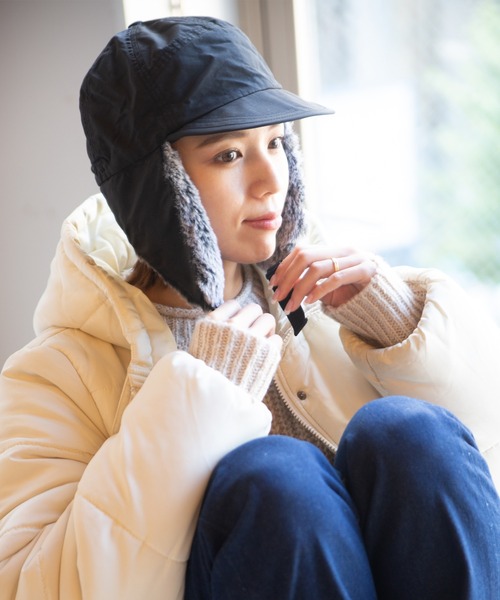 今年人気のブランド品や 14+ レディース ナイロンファーフライトキャップ 帽子 キャップ 帽子
