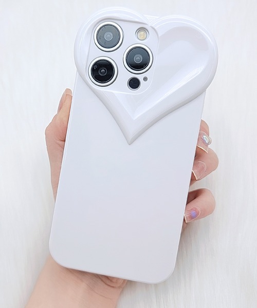 Lace Ladies（レースレディース） スマホケース 立体ハートスクエア型