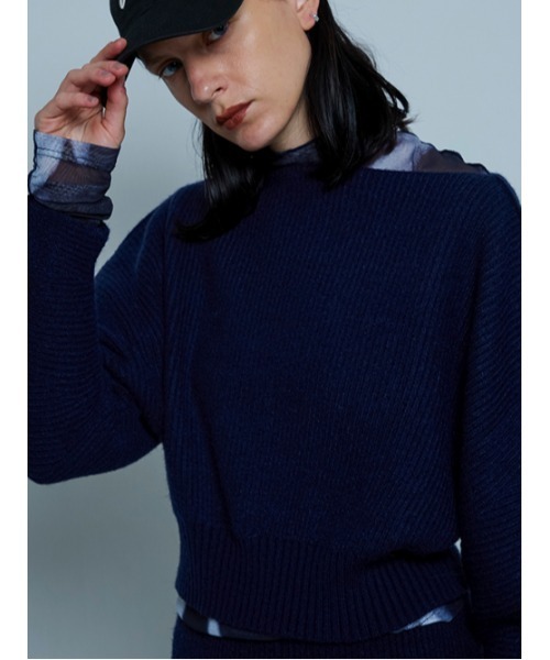 AMAIL ニット セーター Crescent moon knit レディース