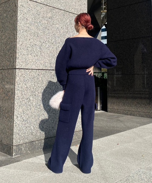 ニット セーター Crescent moon knit レディース AMAIL ニット セーター Crescent moon knit レディース