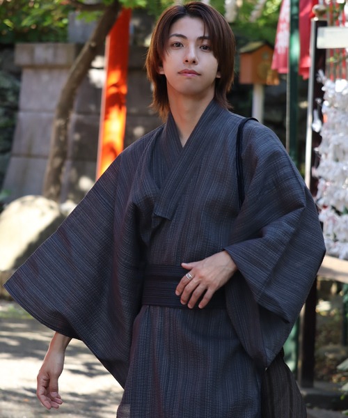 浴衣　4点セット 浴衣 -YUKATA-浴衣4点セット メンズ レディース : ZOZOTOWN