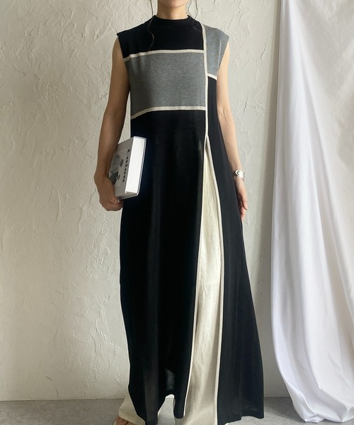René ノースリーブワンピース♡ラベンダーカラー34⭐️極美品⭐️ emiriawiz 花柄 Aライン ノースリーブワンピース ラベンダー S