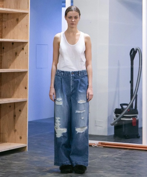 my beautiful landlet ジーンズ 「my landlet」 RIPPED DENIM
