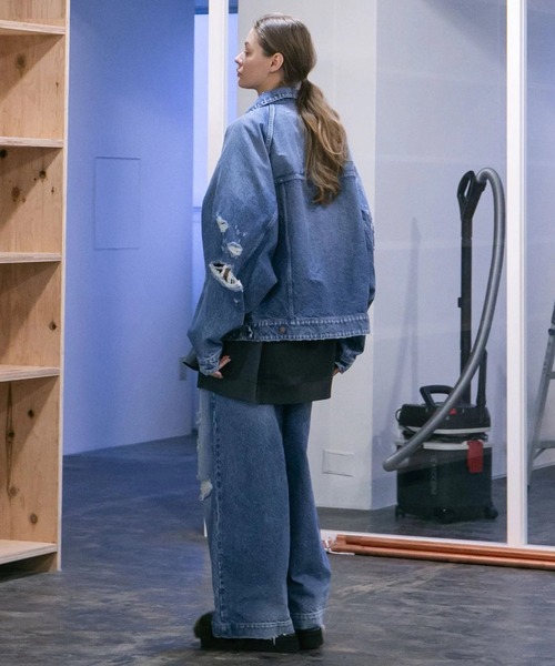 my beautiful landlet ジーンズ 「my landlet」 RIPPED DENIM