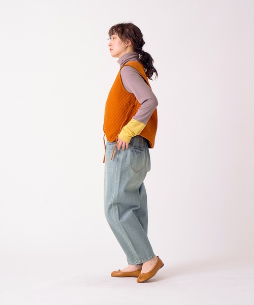 アウター 「KELEN ケレン」キルティングアシンメトリーデザイン
