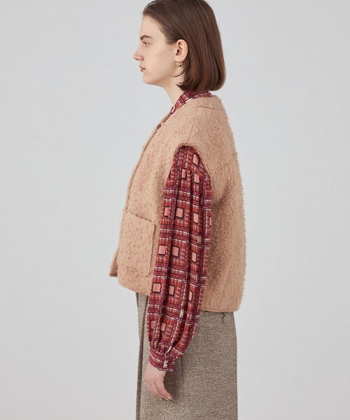 Ballsey ベスト ジレ Flora ショートジレ レディース : ZOZOTOWN