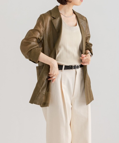 styling/ シアージャケット ベージュ styling/ シアージャケット ベージュ - メルカリ