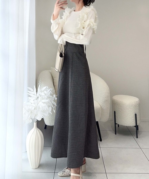 mily bilet ワンピース 「mily bilet」華やかさと上品さを纏うプリーツ