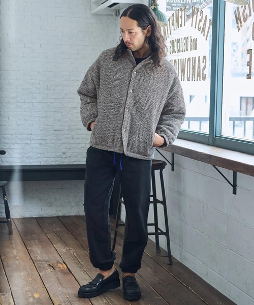 CAMBIO（カンビオ） ブルゾン アウター mj10253- ツイードリバーシブル