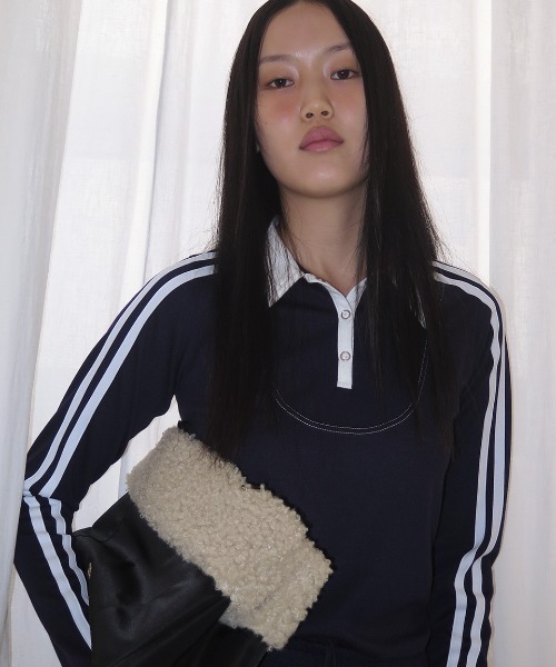 ポロシャツ ポロ Kijun/キジュン Football Long Sleeve Jersey Polo ポロシャツ レディース