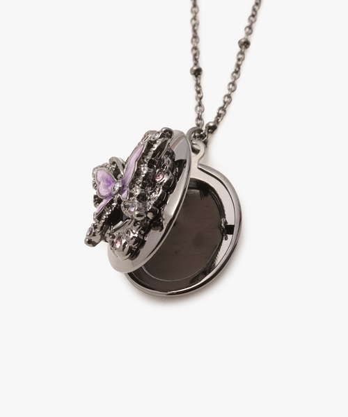 ANNA SUI（アナスイ） ネックレス 蝶モチーフ ロケットネックレス