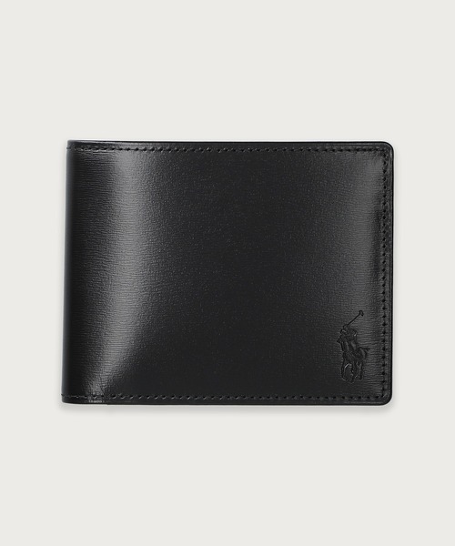 【POLO RALPH LAUREN】ビルフォールド コイン ウォレット POLO RALPH LAUREN 財布 カーフレザー ビルフォールド コイン